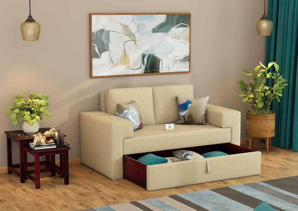 Mangata Fabric 2 Seater Sofa - Urbnfurnish