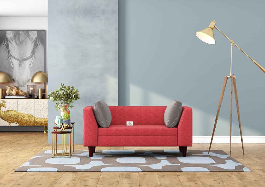 Forelsket Fabric 2 Seater Sofa - Urbnfurnish
