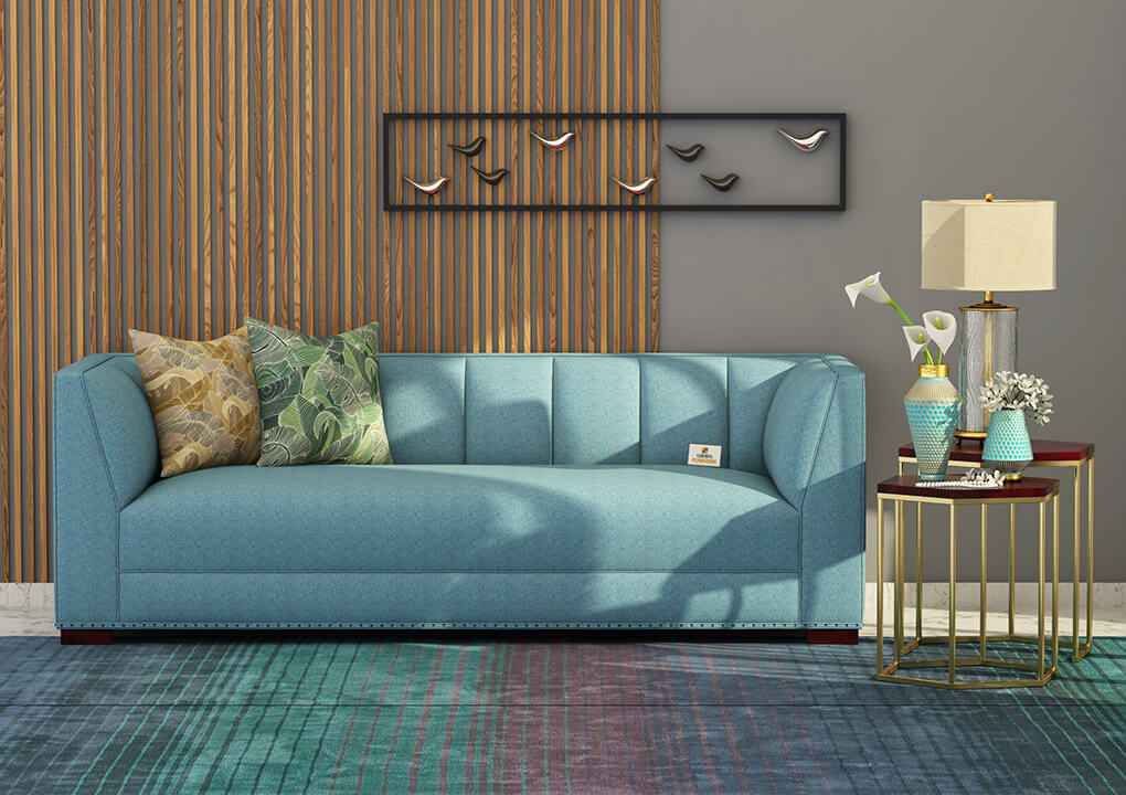Belrose Fabric 3 Seater Sofa - Urbnfurnish