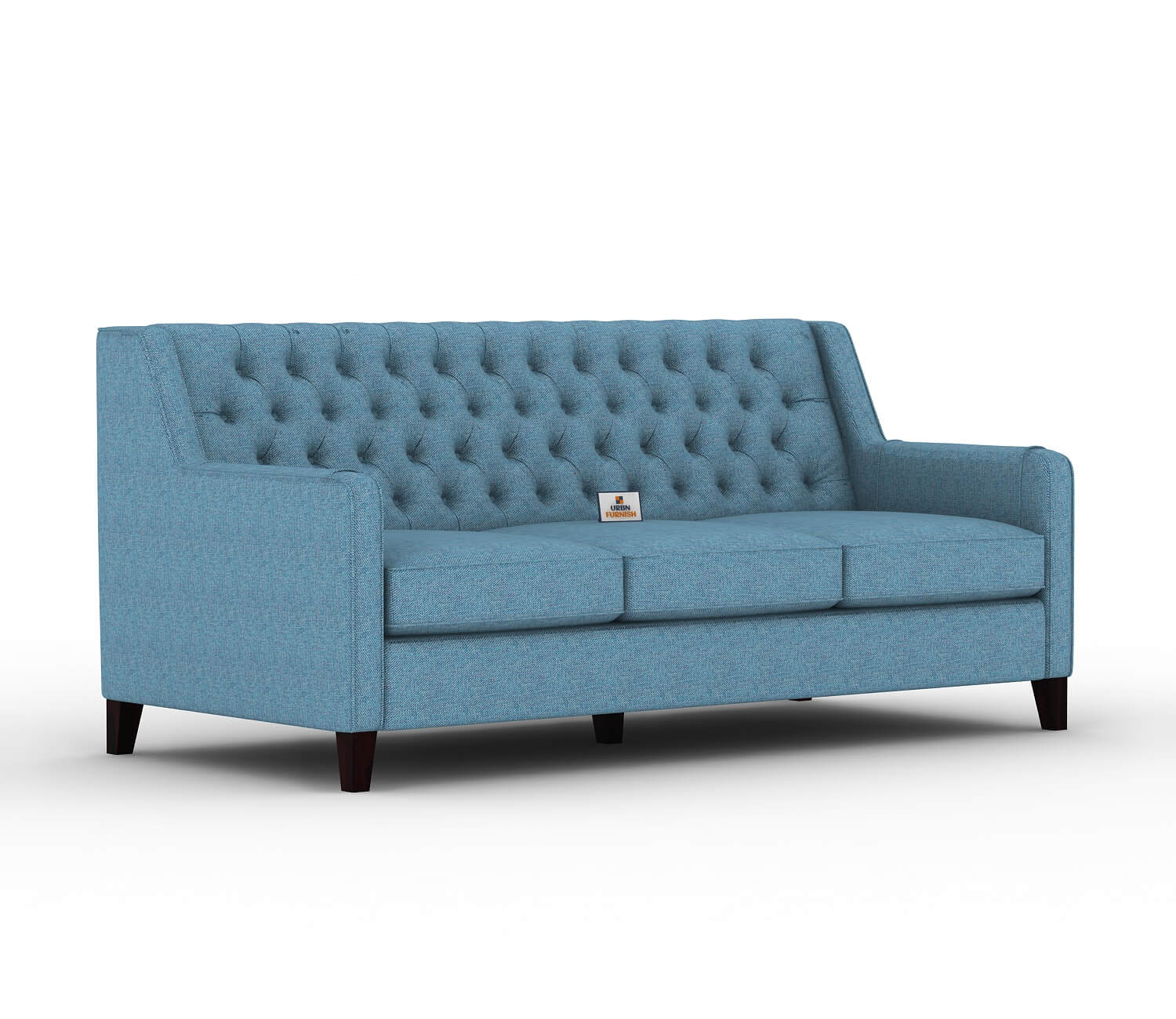 Dakota Fabric 3 Seater Sofa - Urbnfurnish