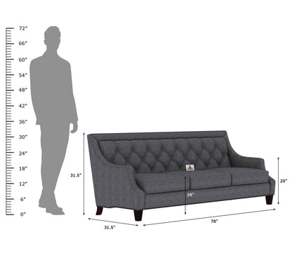 Merella Fabric 3 Seater Sofa - Urbnfurnish