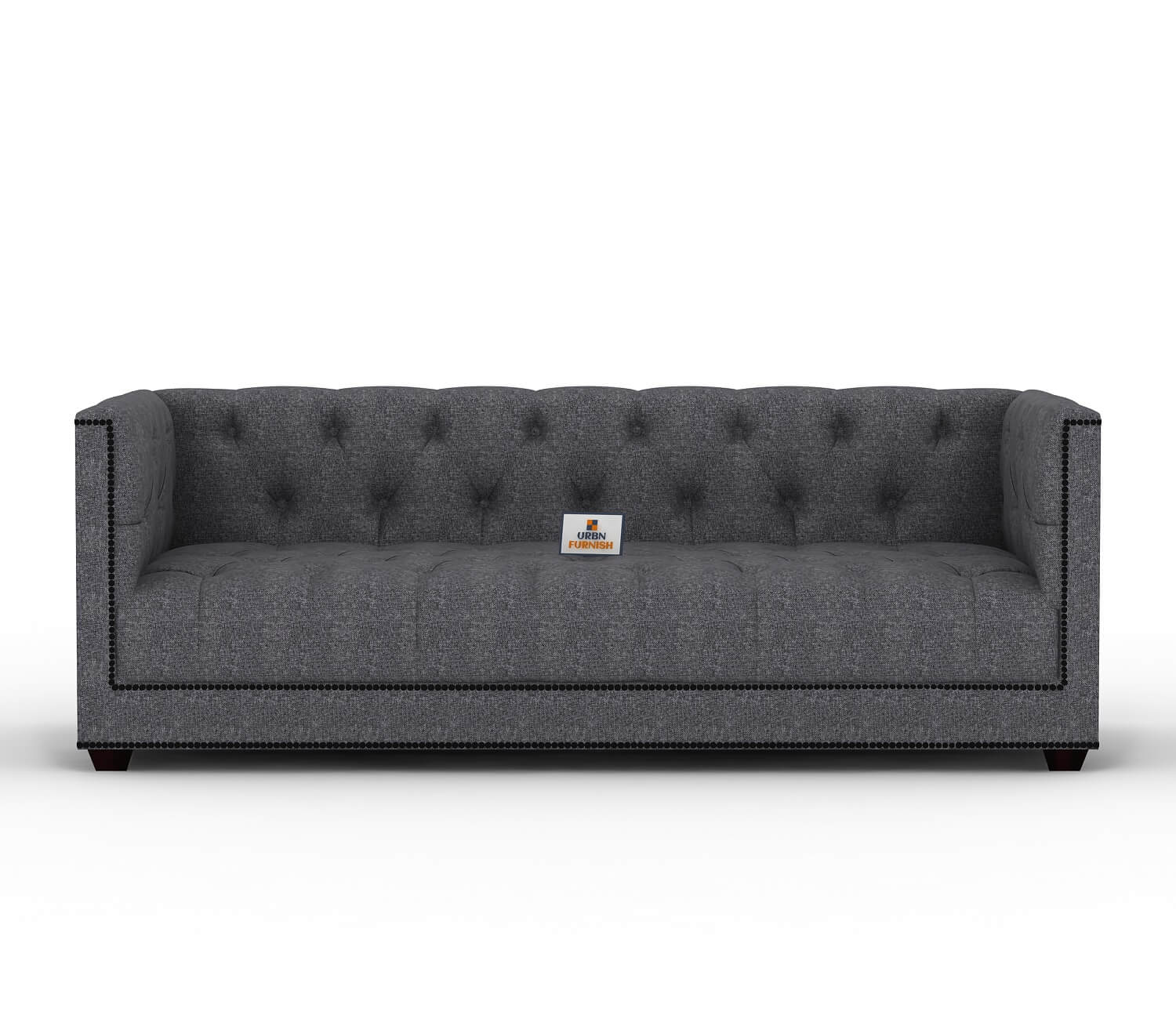 Ollie Fabric 3 Seater Sofa - Urbnfurnish