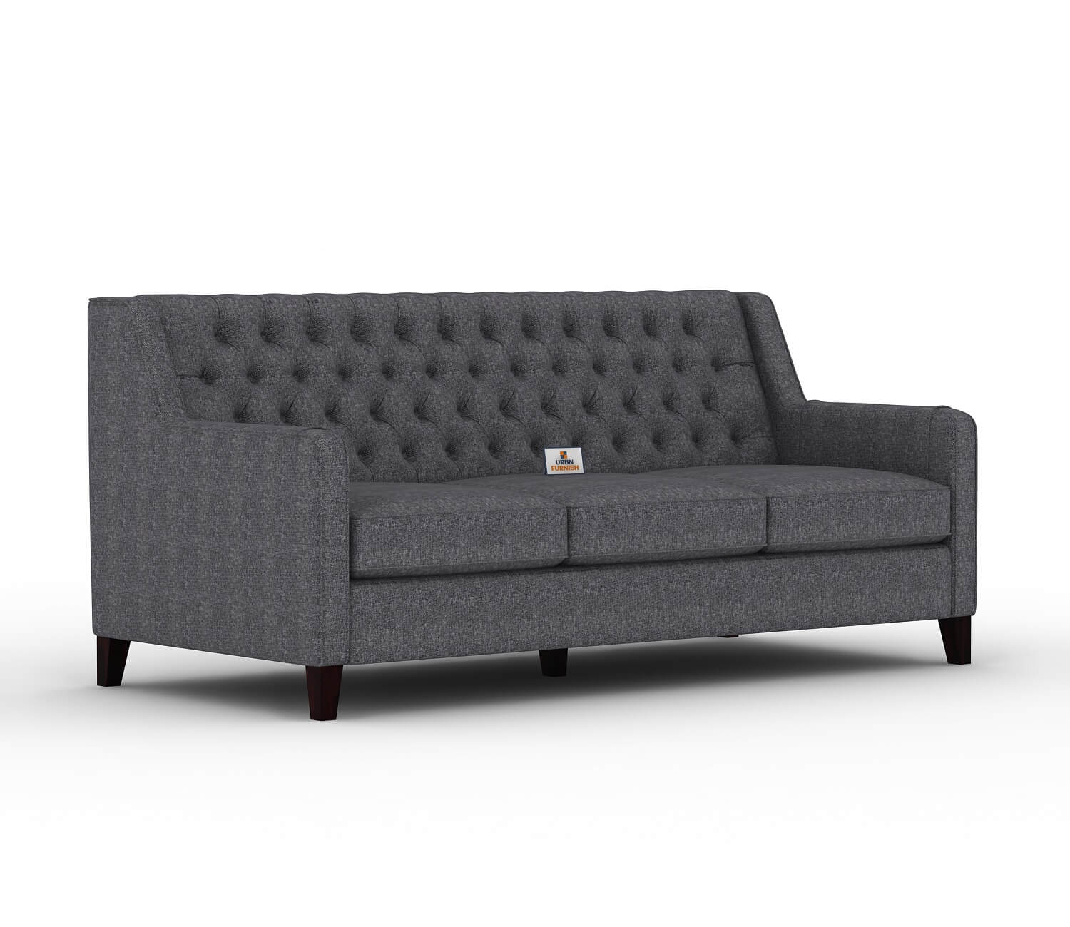 Dakota Fabric 3 Seater Sofa - Urbnfurnish
