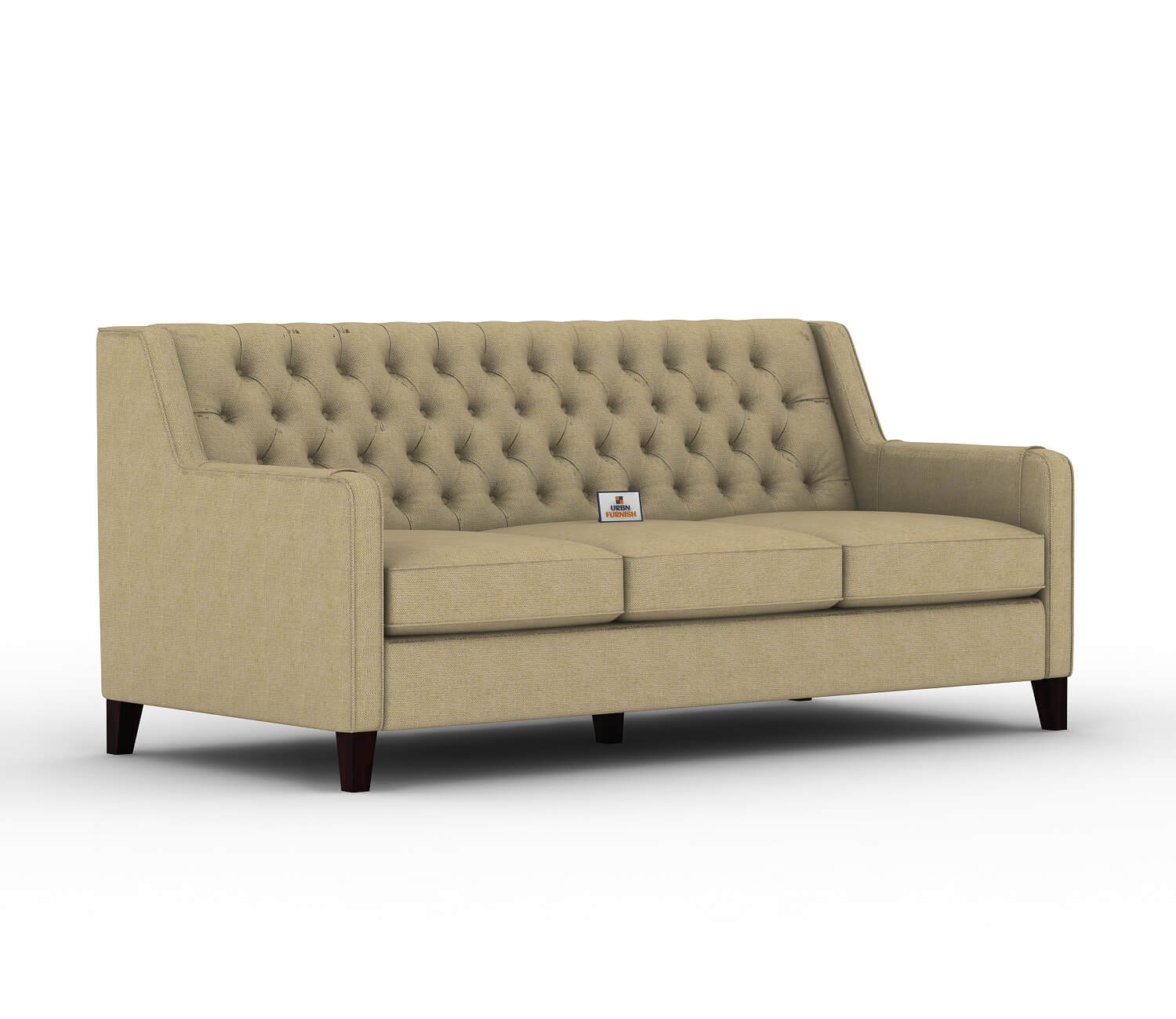 Dakota Fabric 3 Seater Sofa - Urbnfurnish