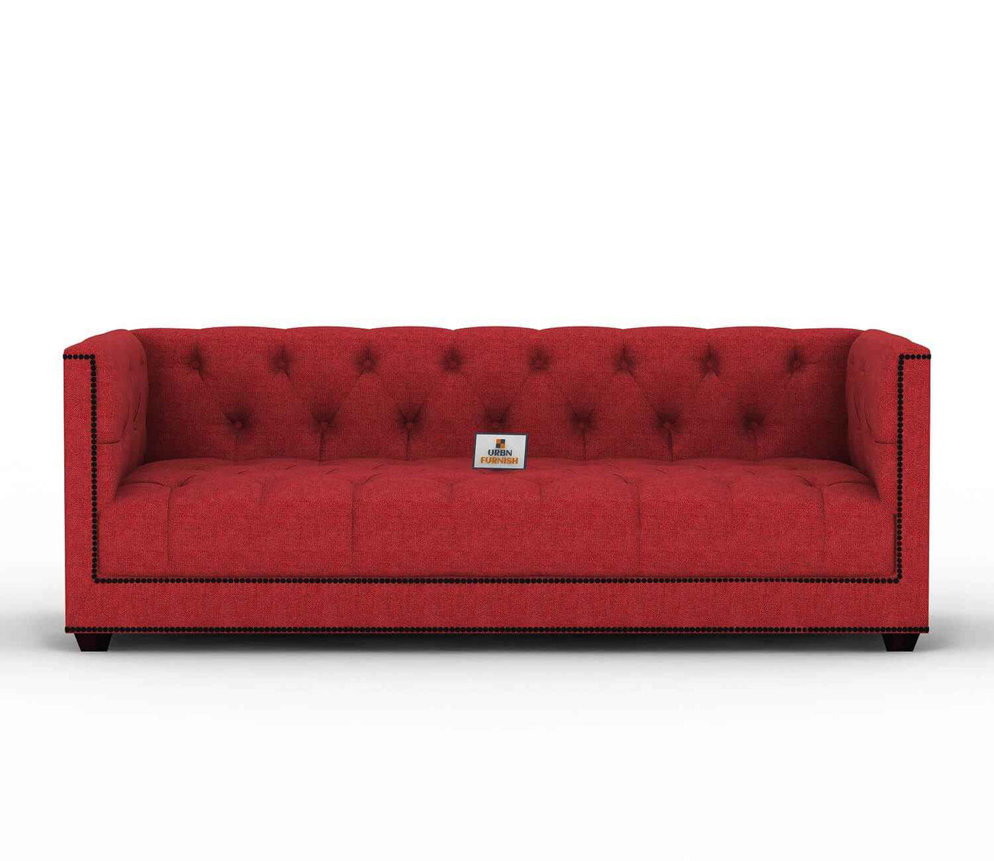 Ollie Fabric 3 Seater Sofa - Urbnfurnish