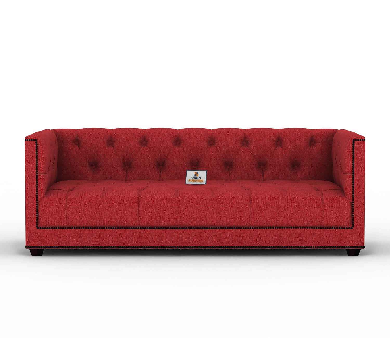 Ollie Fabric 3 Seater Sofa - Urbnfurnish