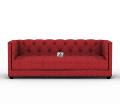 Ollie Fabric 3 Seater Sofa - Urbnfurnish