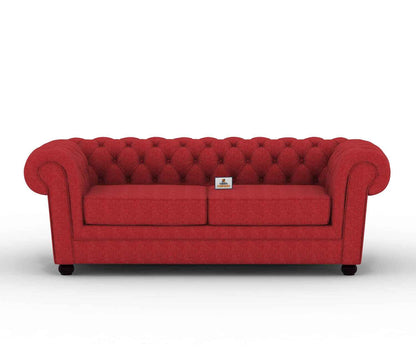Eva Fabric 3 Seater Sofa - Urbnfurnish