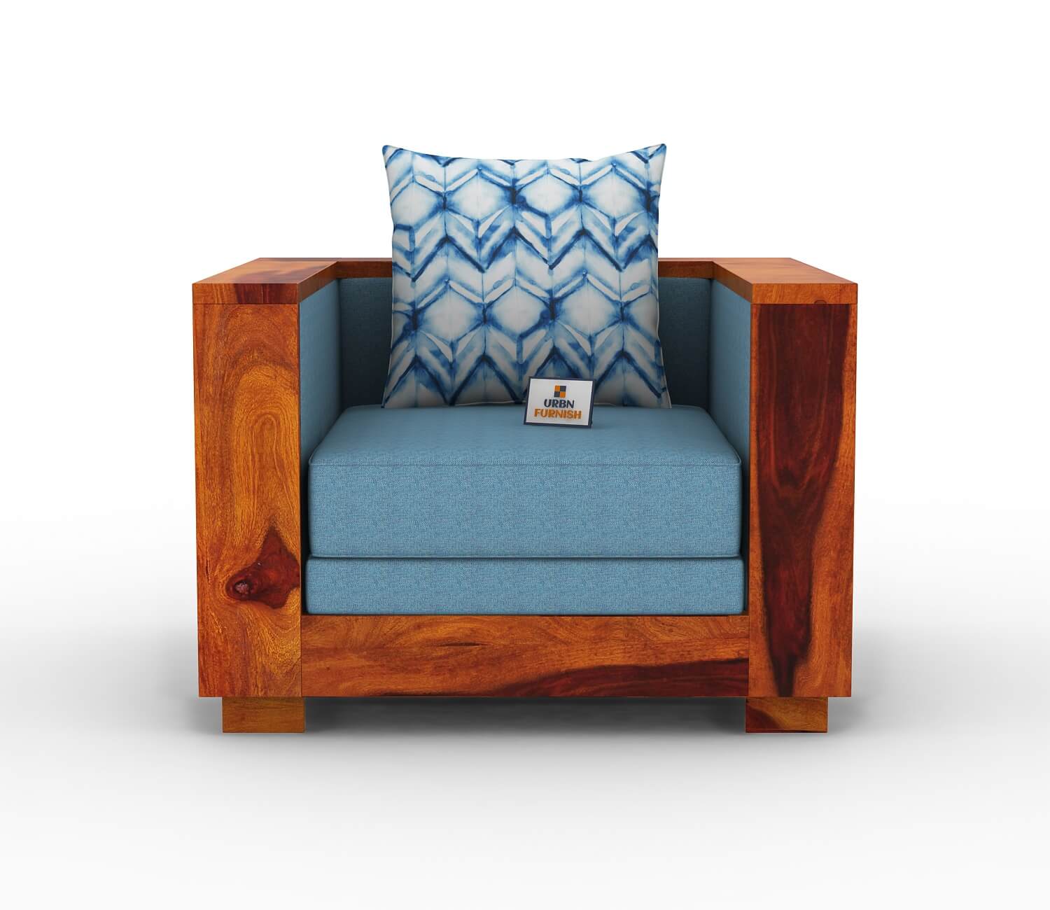 Brume Wooden 3+1+1 Sofa Set - Urbnfurnish