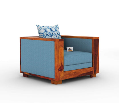 Brume Wooden 3+1+1 Sofa Set - Urbnfurnish