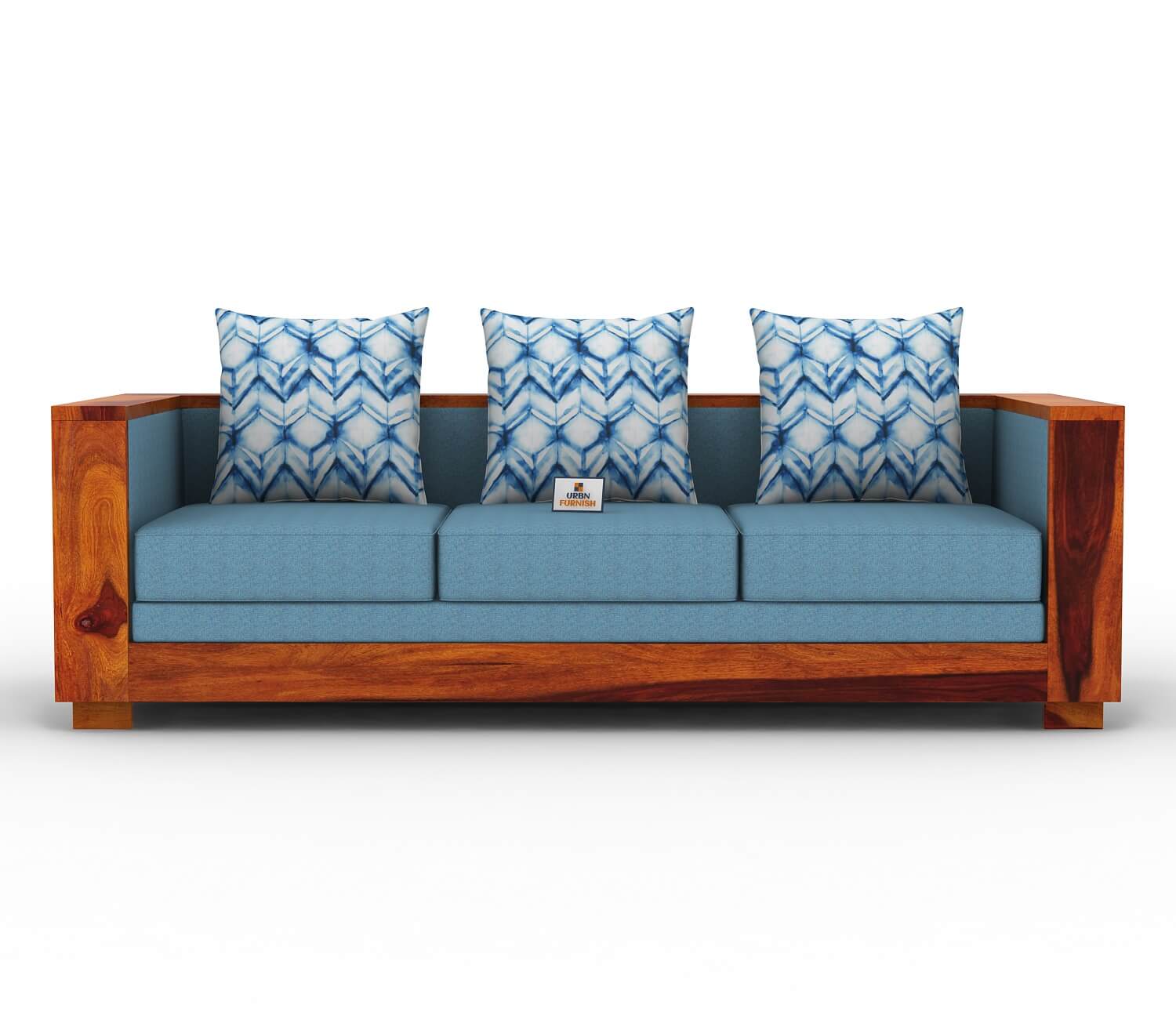 Brume Wooden 3+1+1 Sofa Set - Urbnfurnish
