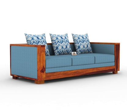 Brume Wooden 3+1+1 Sofa Set - Urbnfurnish