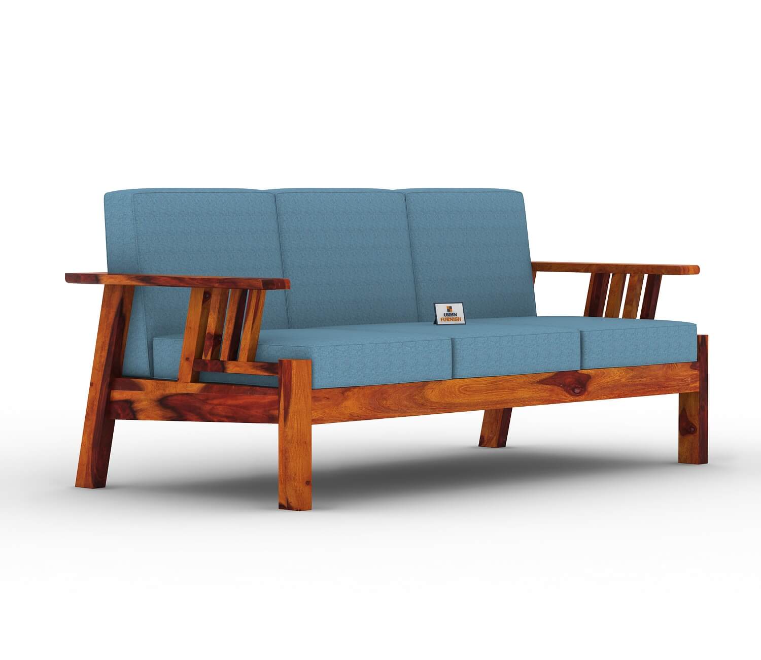 Beamish Wooden 3+1+1 Sofa Set - Urbnfurnish