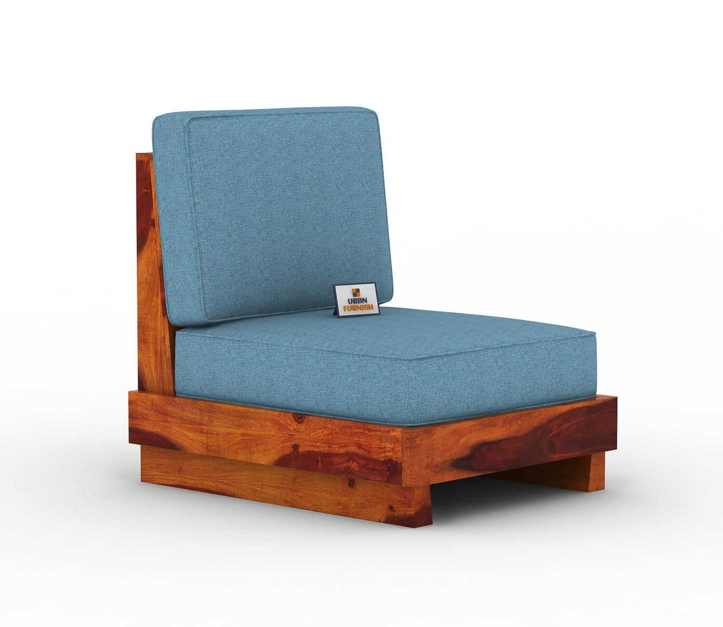 Finlauy Wooden 3+1+1 Sofa Set - Urbnfurnish