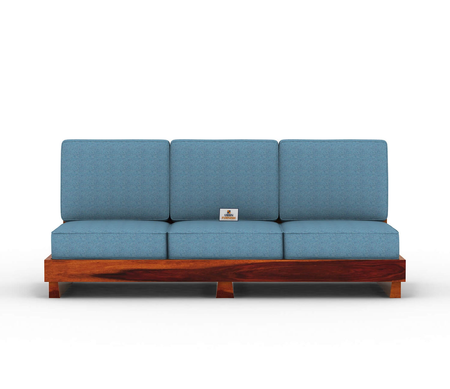 Finlauy Wooden 3+1+1 Sofa Set - Urbnfurnish