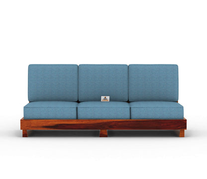 Finlauy Wooden 3+1+1 Sofa Set - Urbnfurnish