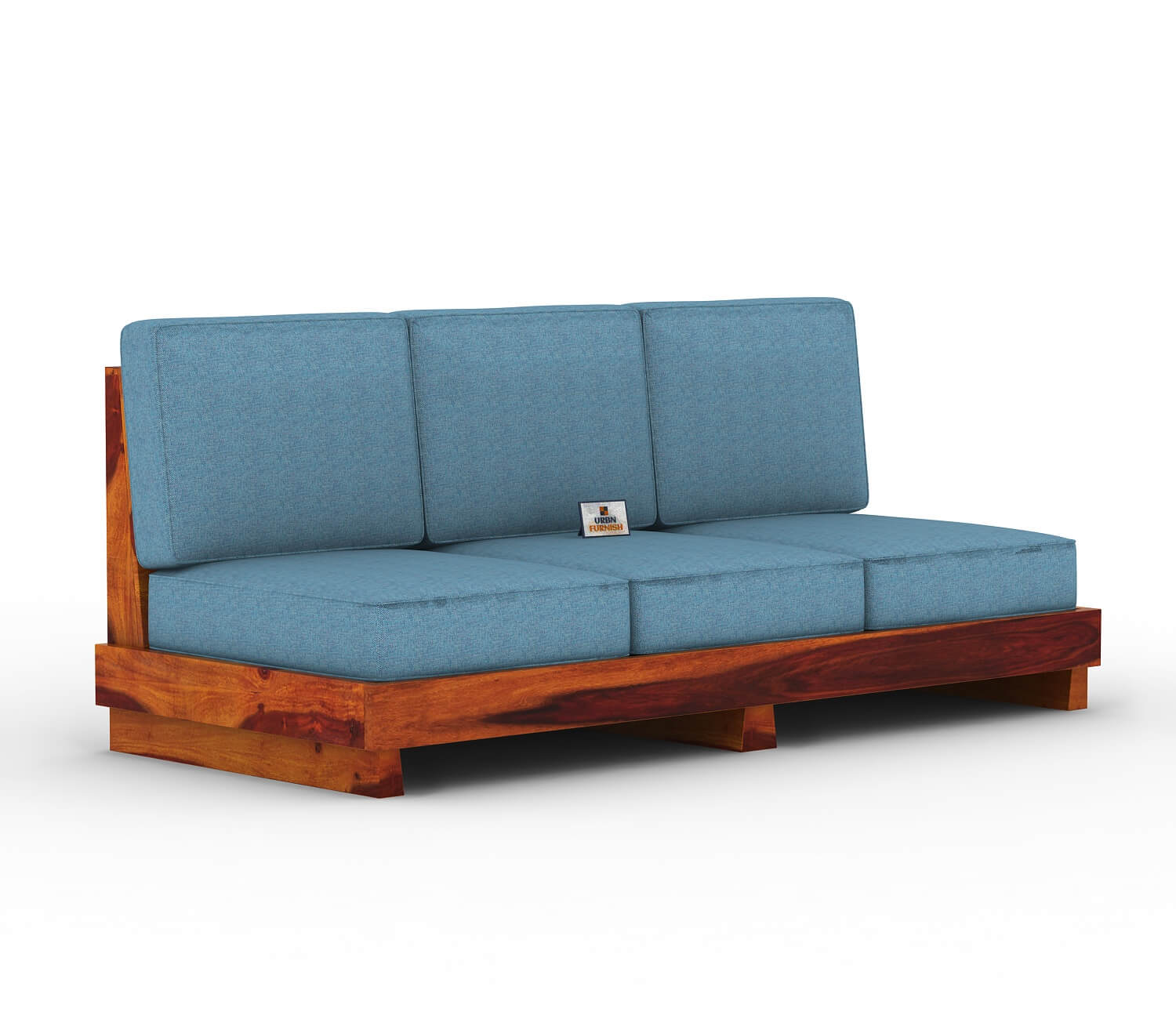 Finlauy Wooden 3+1+1 Sofa Set - Urbnfurnish