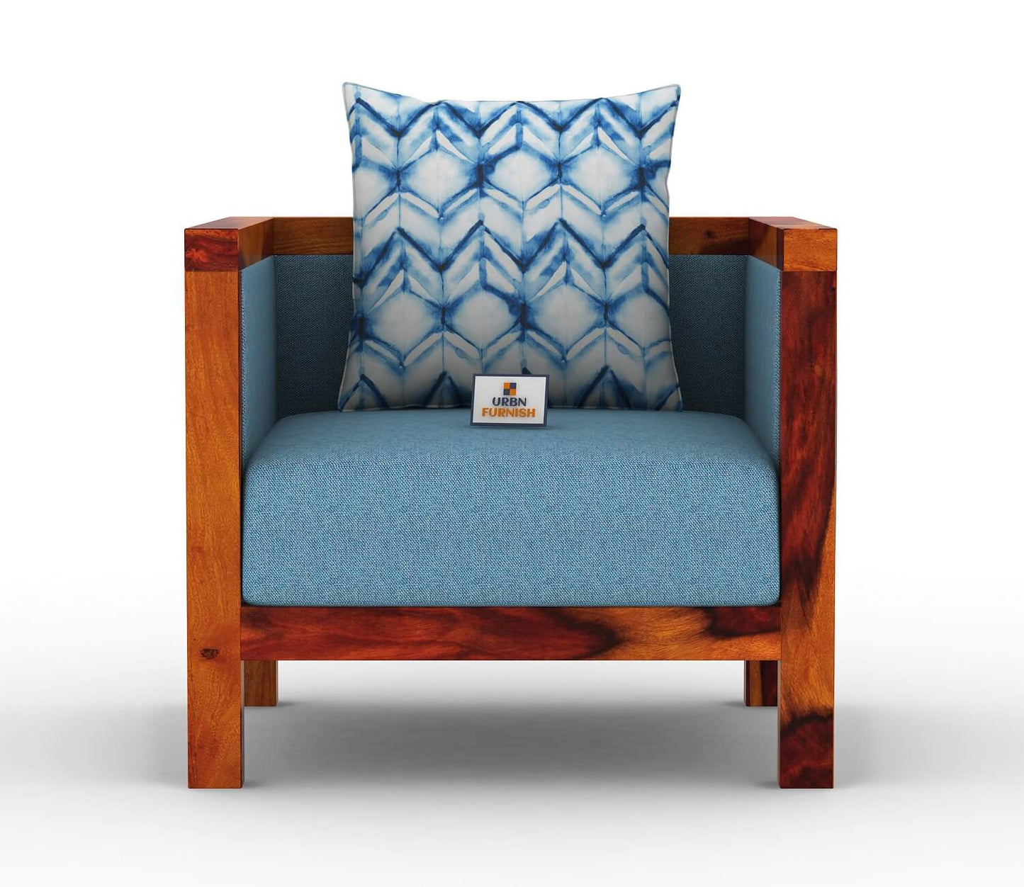 Dallas Wooden 3+1+1 Sofa Set - Urbnfurnish