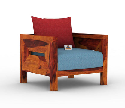 Stamford Wooden 3+1+1 Sofa Set - Urbnfurnish