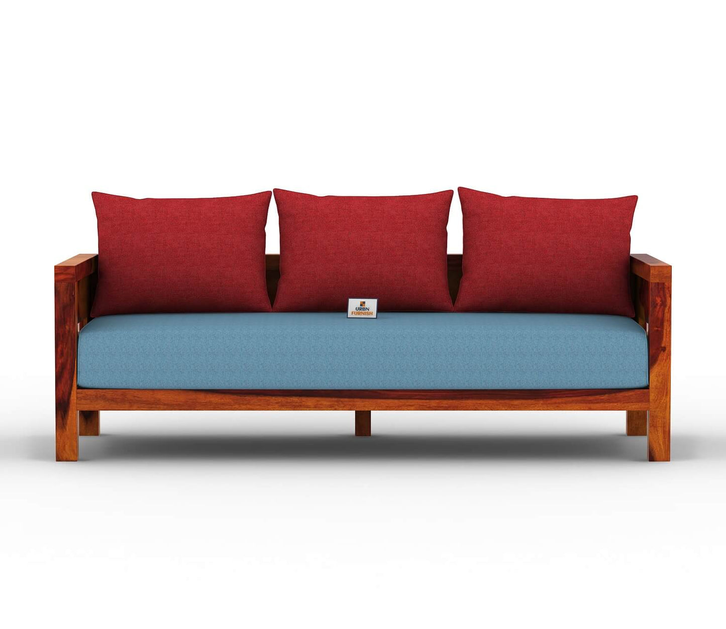 Stamford Wooden 3+1+1 Sofa Set - Urbnfurnish
