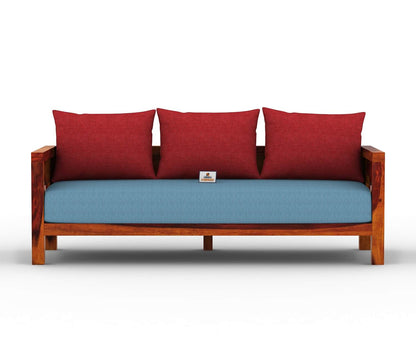Stamford Wooden 3+1+1 Sofa Set - Urbnfurnish