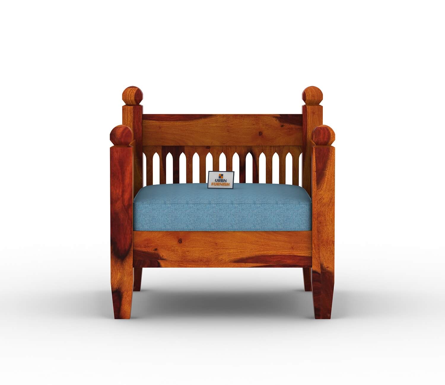 Ruby Wooden 3+1+1 Sofa Set - Urbnfurnish