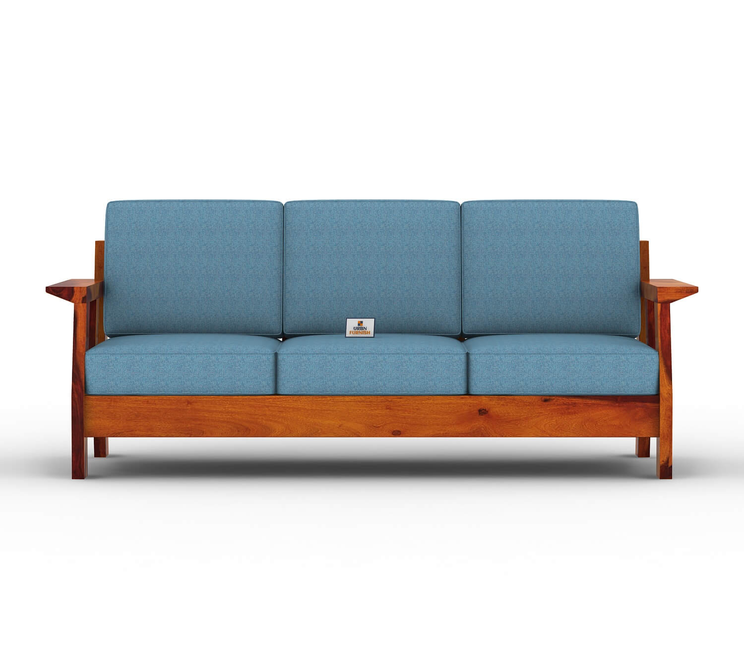 Edkin Wooden 3+1+1 Sofa Set - Urbnfurnish