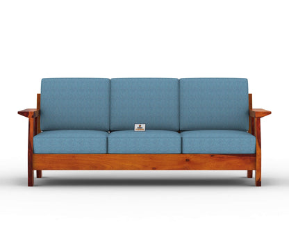 Edkin Wooden 3+1+1 Sofa Set - Urbnfurnish
