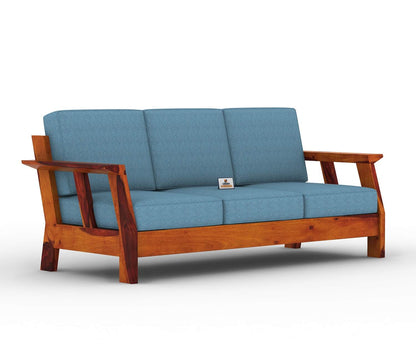Edkin Wooden 3+1+1 Sofa Set - Urbnfurnish