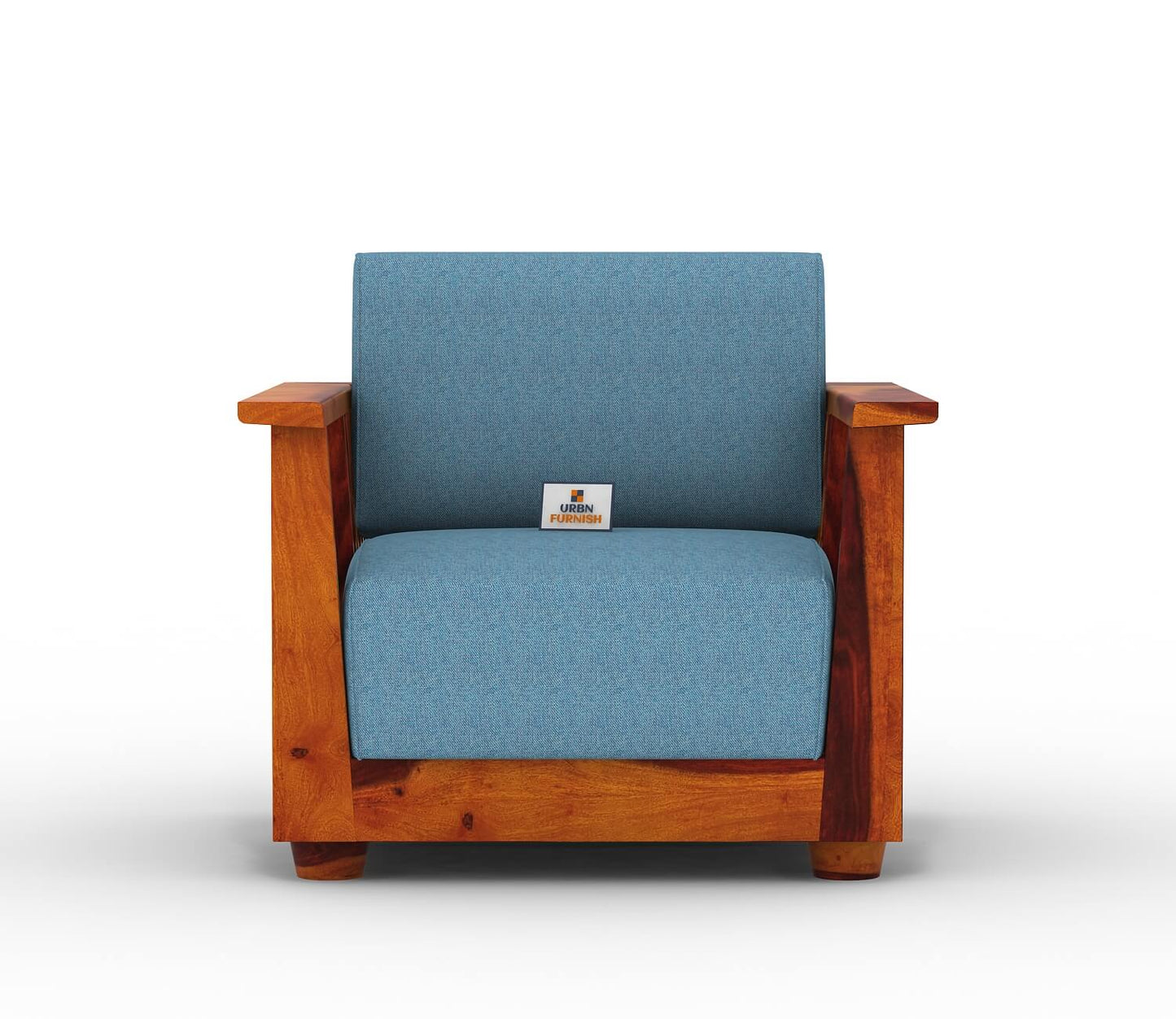 Olson Wooden 3+1+1 Sofa Set - Urbnfurnish