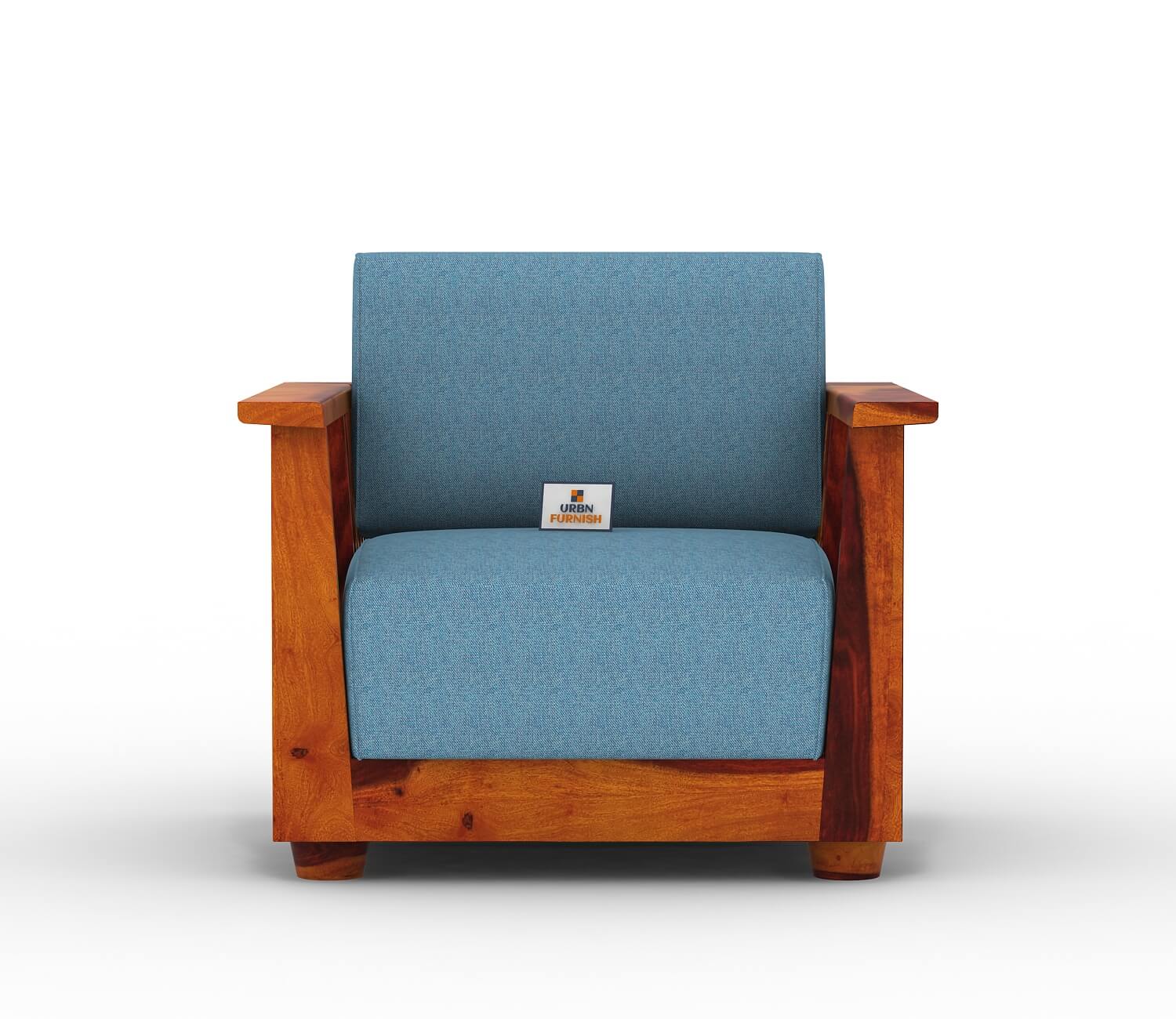 Olson Wooden 3+1+1 Sofa Set - Urbnfurnish
