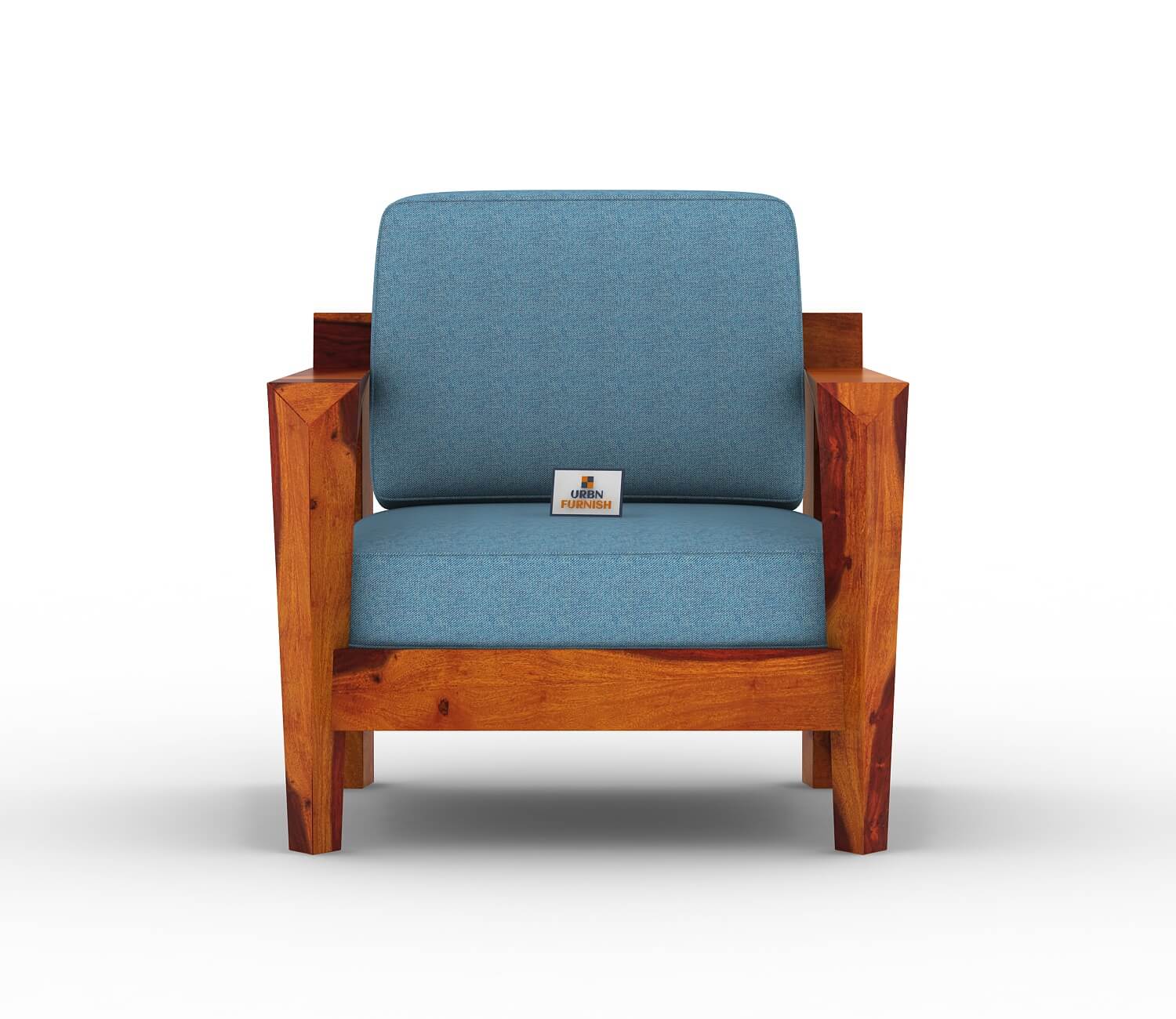 Hampton Wooden 3+1+1 Sofa Set - Urbnfurnish