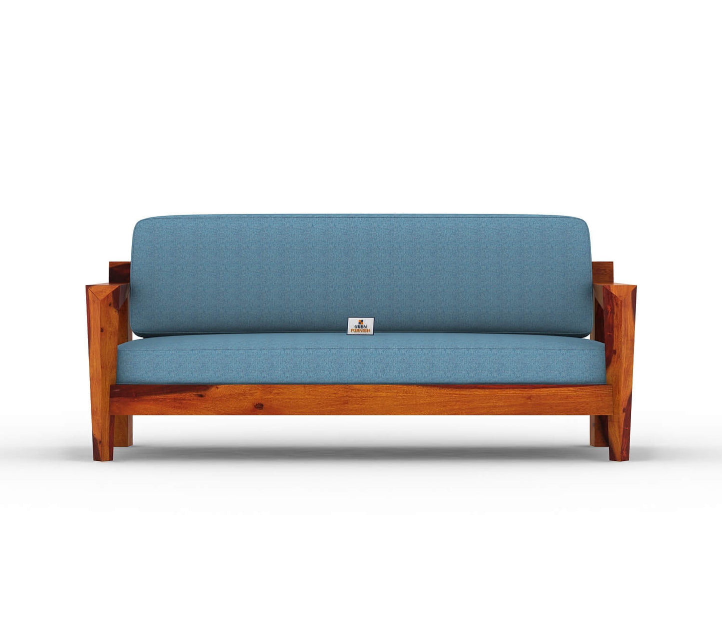 Hampton Wooden 3+1+1 Sofa Set - Urbnfurnish