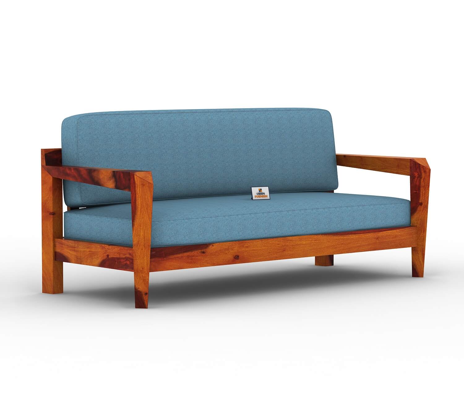 Hampton Wooden 3+1+1 Sofa Set - Urbnfurnish