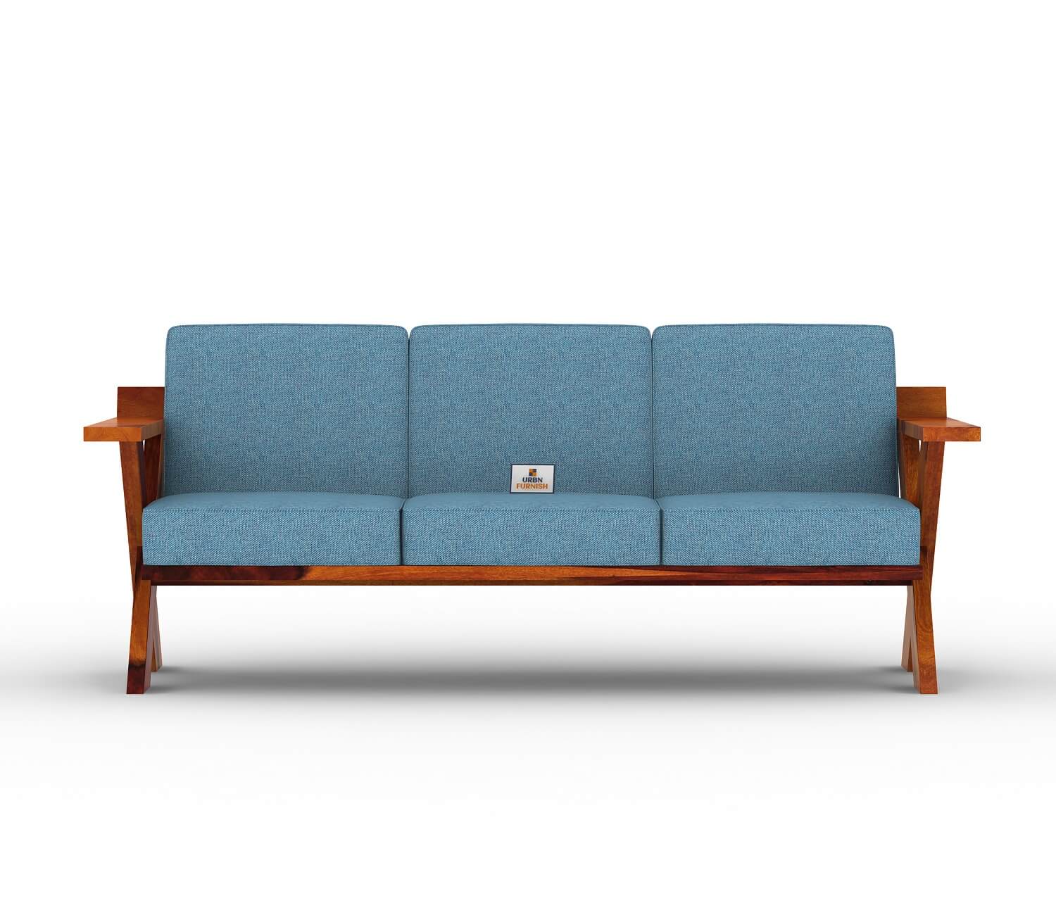 Lewis Wooden 3+1+1 Sofa Set - Urbnfurnish