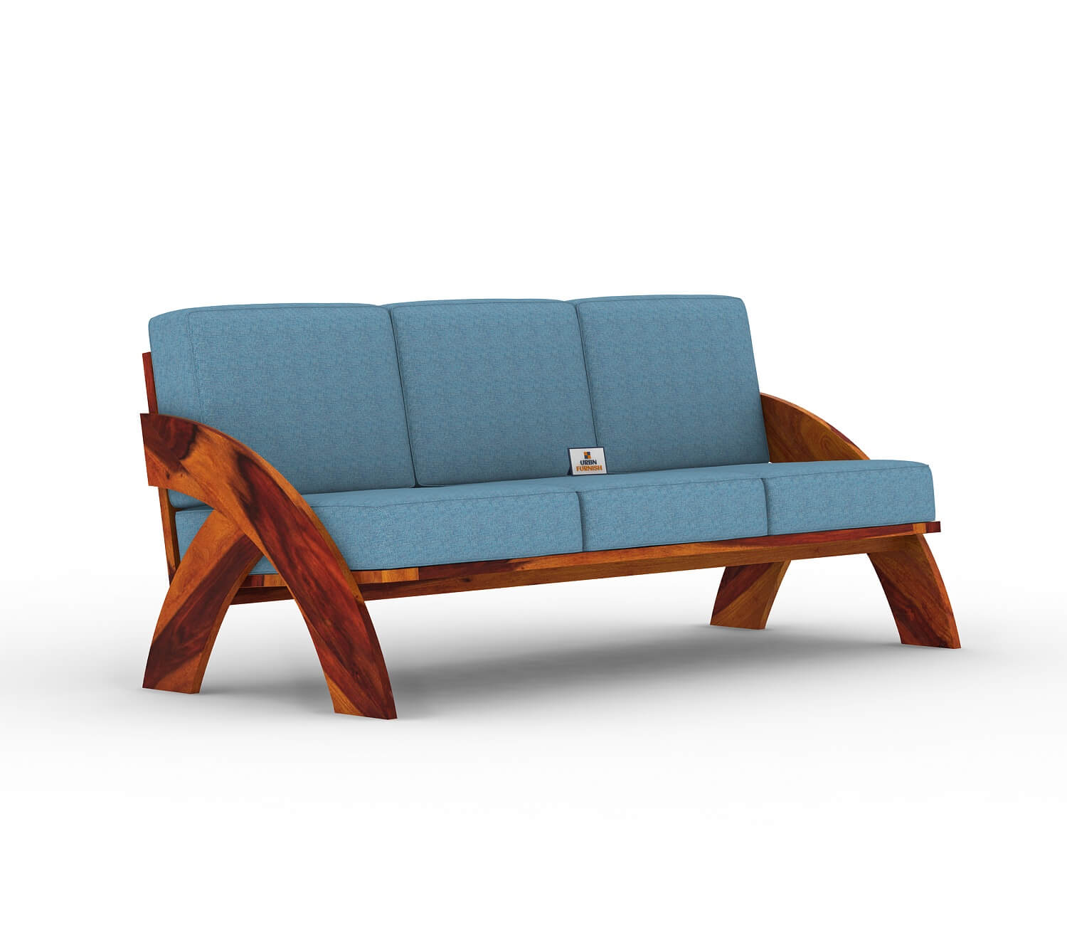 Smith Wooden 3+1+1 Sofa Set - Urbnfurnish