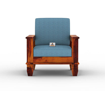 Angelic Wooden 3+1+1 Sofa Set - Urbnfurnish