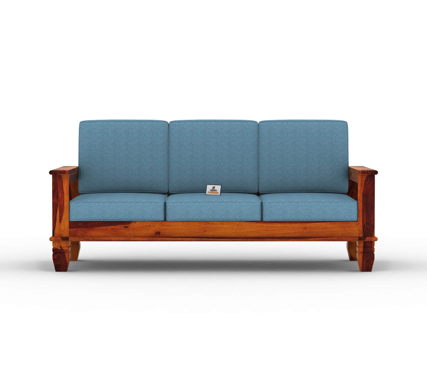 Angelic Wooden 3+1+1 Sofa Set - Urbnfurnish