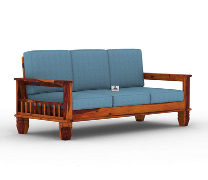 Angelic Wooden 3+1+1 Sofa Set - Urbnfurnish