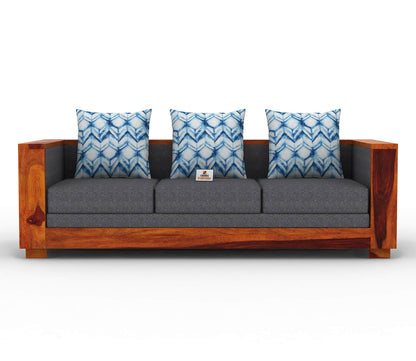 Brume Wooden 3+1+1 Sofa Set - Urbnfurnish