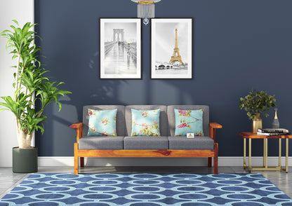 Beamish Wooden 3+1+1 Sofa Set - Urbnfurnish