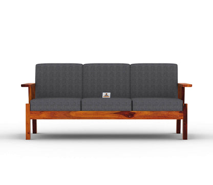 Beamish Wooden 3+1+1 Sofa Set - Urbnfurnish