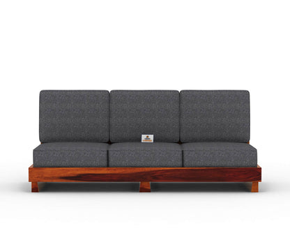 Finlauy Wooden 3+1+1 Sofa Set - Urbnfurnish