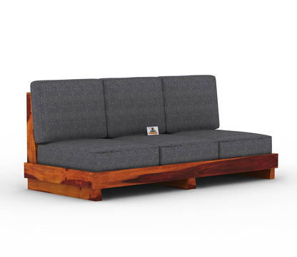 Finlauy Wooden 3+1+1 Sofa Set - Urbnfurnish