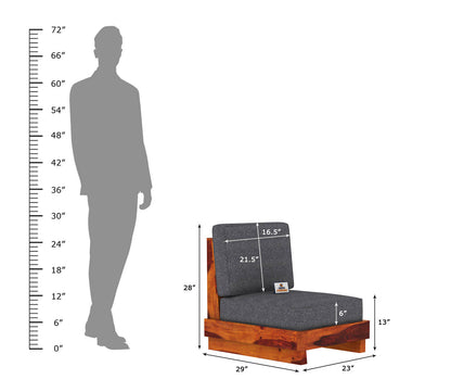 Finlauy Wooden 3+1+1 Sofa Set - Urbnfurnish