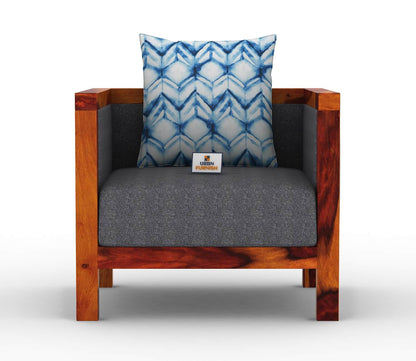 Dallas Wooden 3+1+1 Sofa Set - Urbnfurnish