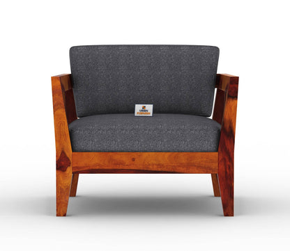 Sacby Wooden 3+1+1 Sofa Set - Urbnfurnish