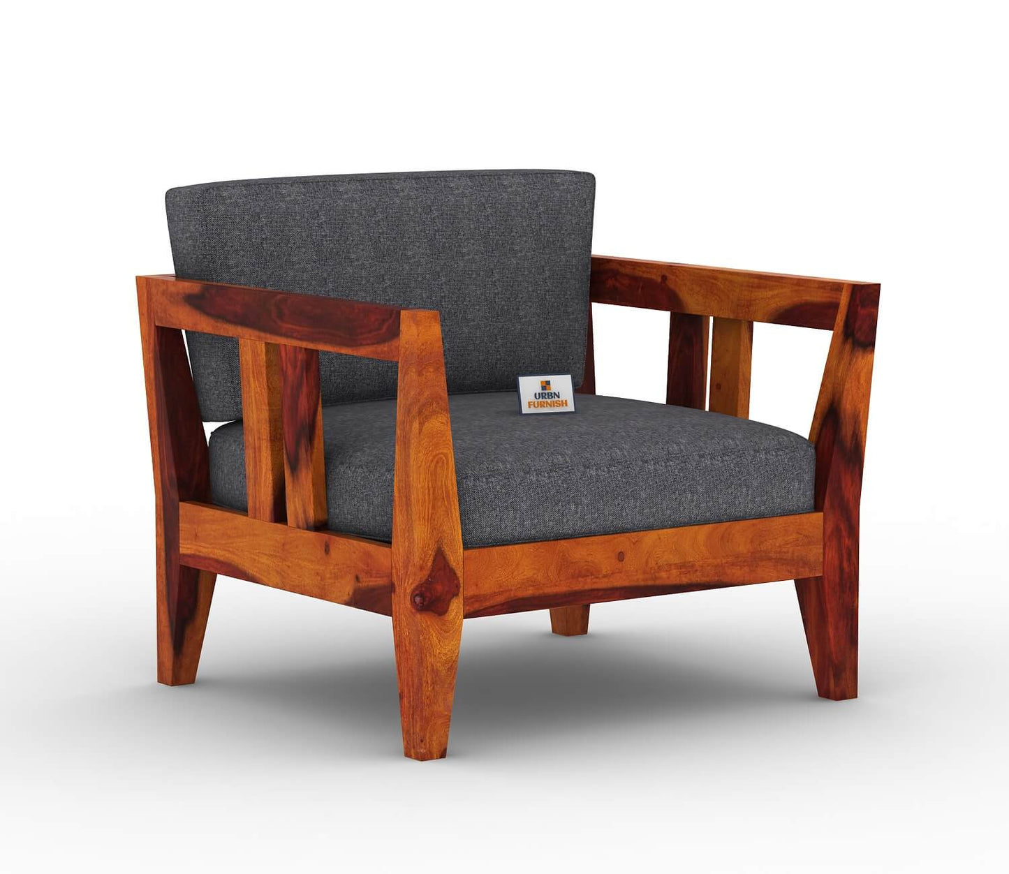 Sacby Wooden 3+1+1 Sofa Set - Urbnfurnish