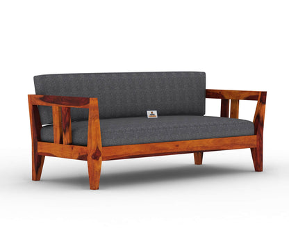 Sacby Wooden 3+1+1 Sofa Set - Urbnfurnish