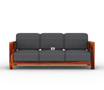 Drake Wooden 3+1+1 Sofa Set - Urbnfurnish